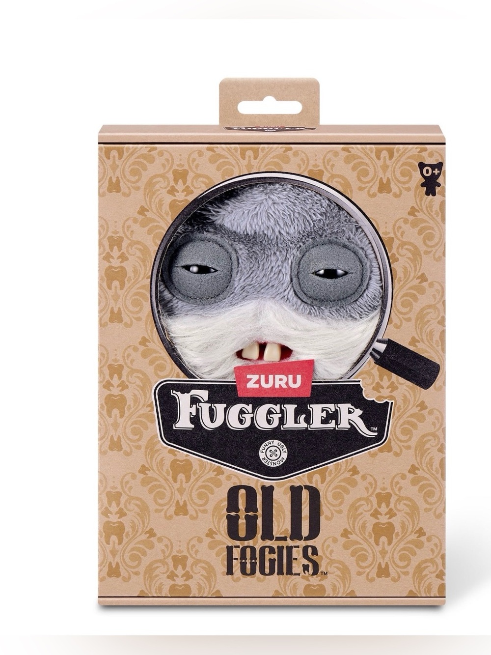 Fuggler Old Fogies 9” Captain Cardiac Funny Ugly Monster Plush ZURU